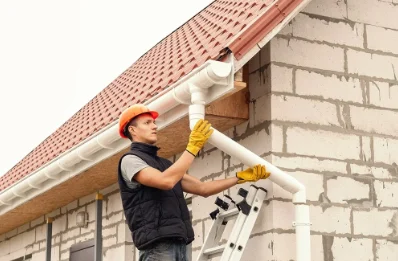 Pose et remplacement de gouttières à Eckbolsheim